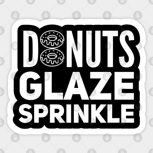 Donuts Glaze Sprinkle Sticker by NomiCrafts